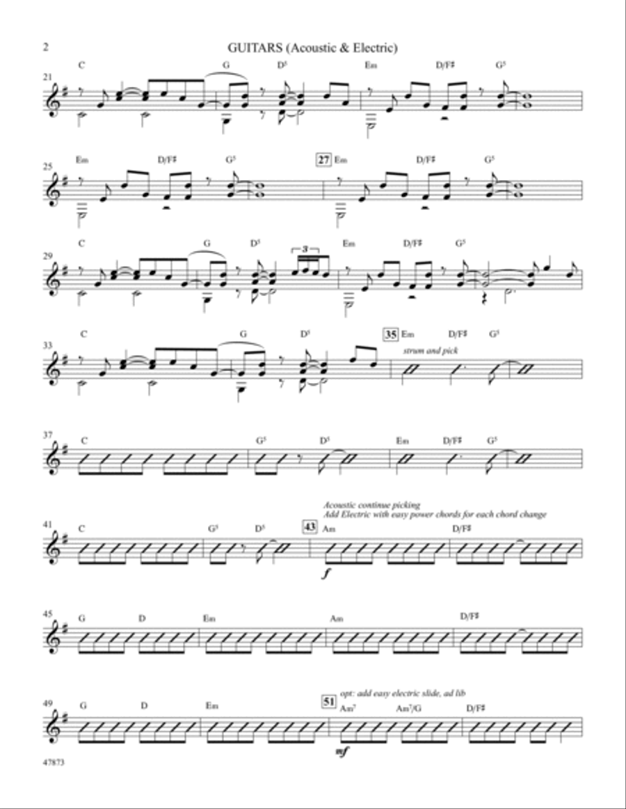Shallow: Guitar Guitar scores gallery preview page 2