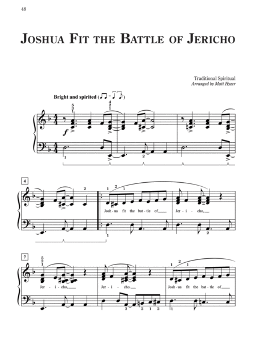 Pure & Simple Gospel Easy Piano scores gallery preview page 2