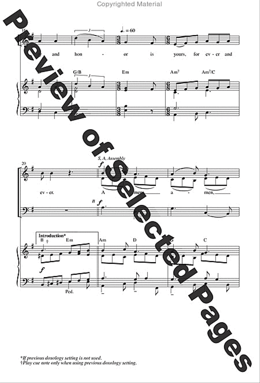 Mass of the Angels and Saints - Choral / Accompaniment Edition 3-Part scores gallery preview page 27