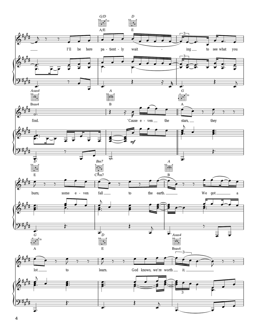 I Won't Give Up Acoustic Guitar scores gallery preview page 4