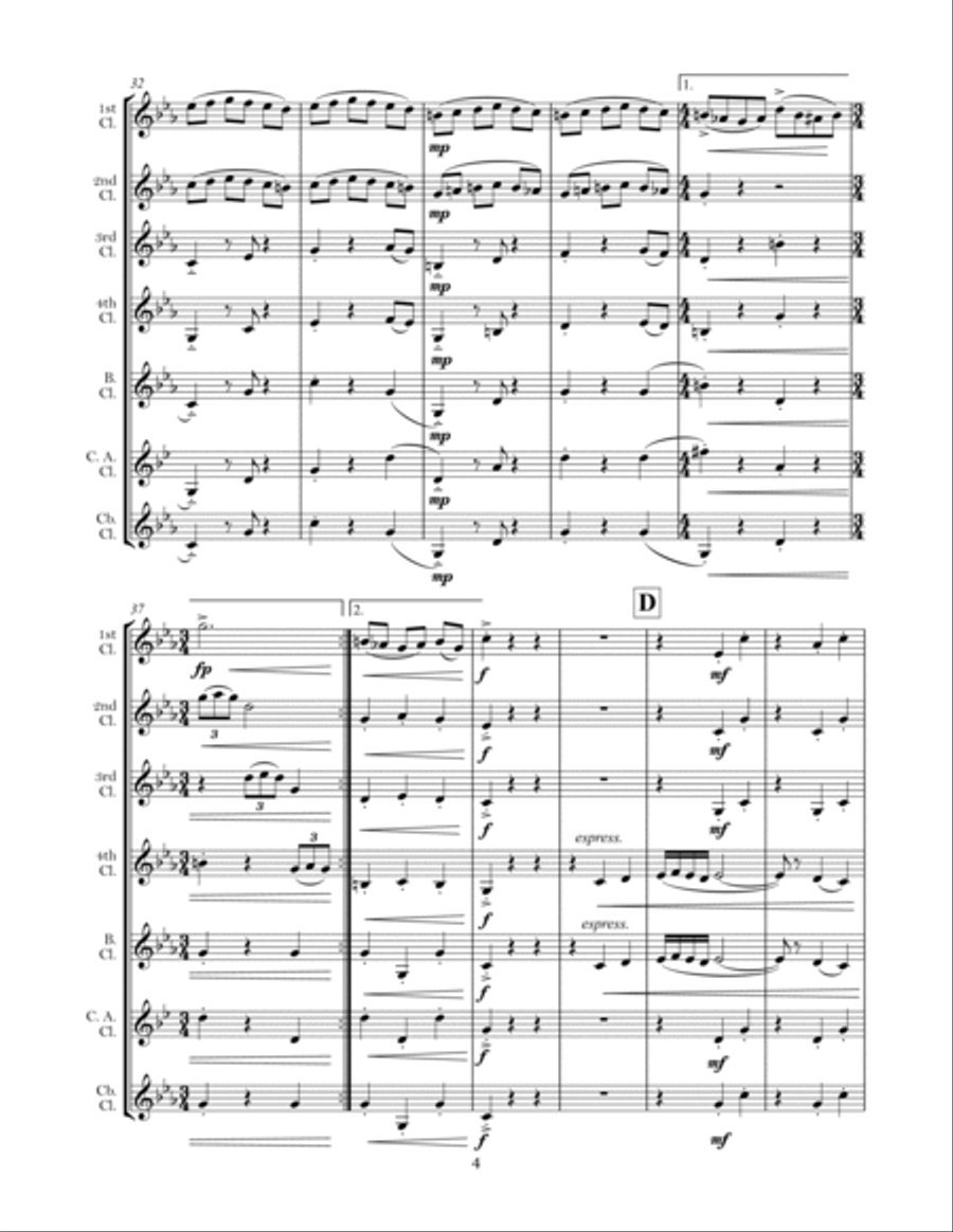 Dancing Devil (clarinet choir)