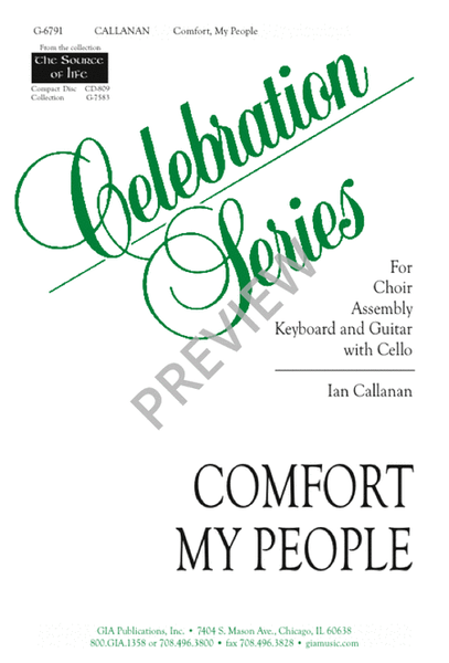 Comfort, My People by Ian Callanan 2-Part - Sheet Music