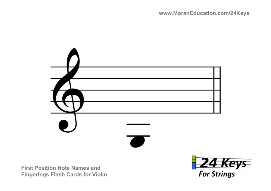 Violin Flash Cards Violin Flash Cards Violin Solo scores gallery preview page 5