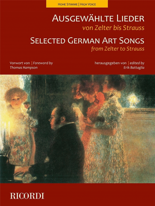 Book cover for Ausgewählte Lieder von Zelter bis Strauss (HV)