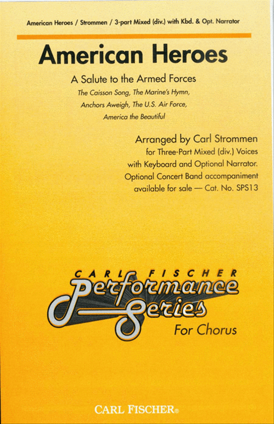 American Heroes American Heroes Choir scores gallery preview page 1