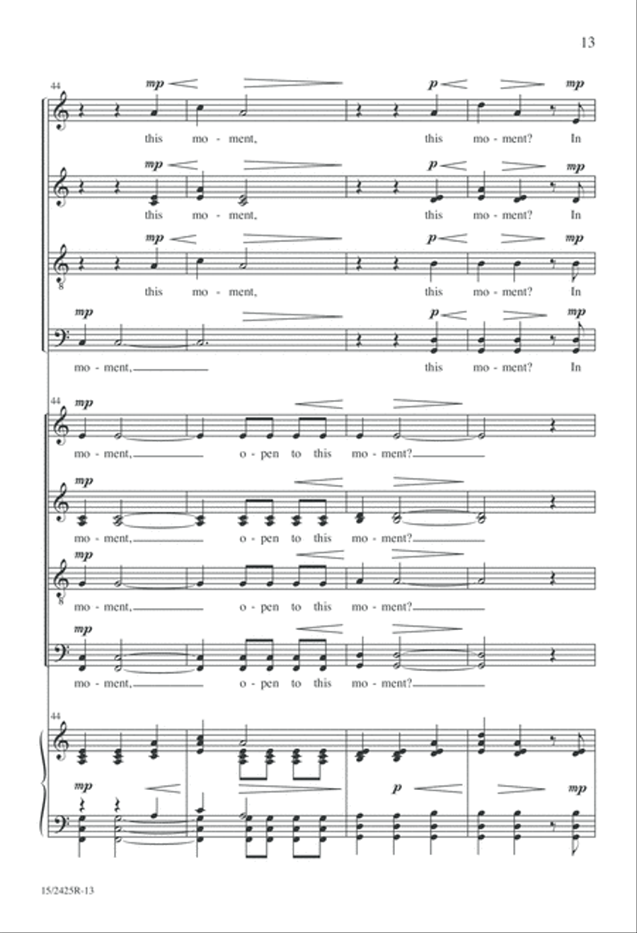 This Moment This Moment 4-Part scores gallery preview page 13