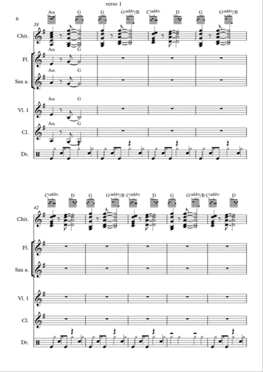 Thinking Out Loud Flute scores gallery preview page 6
