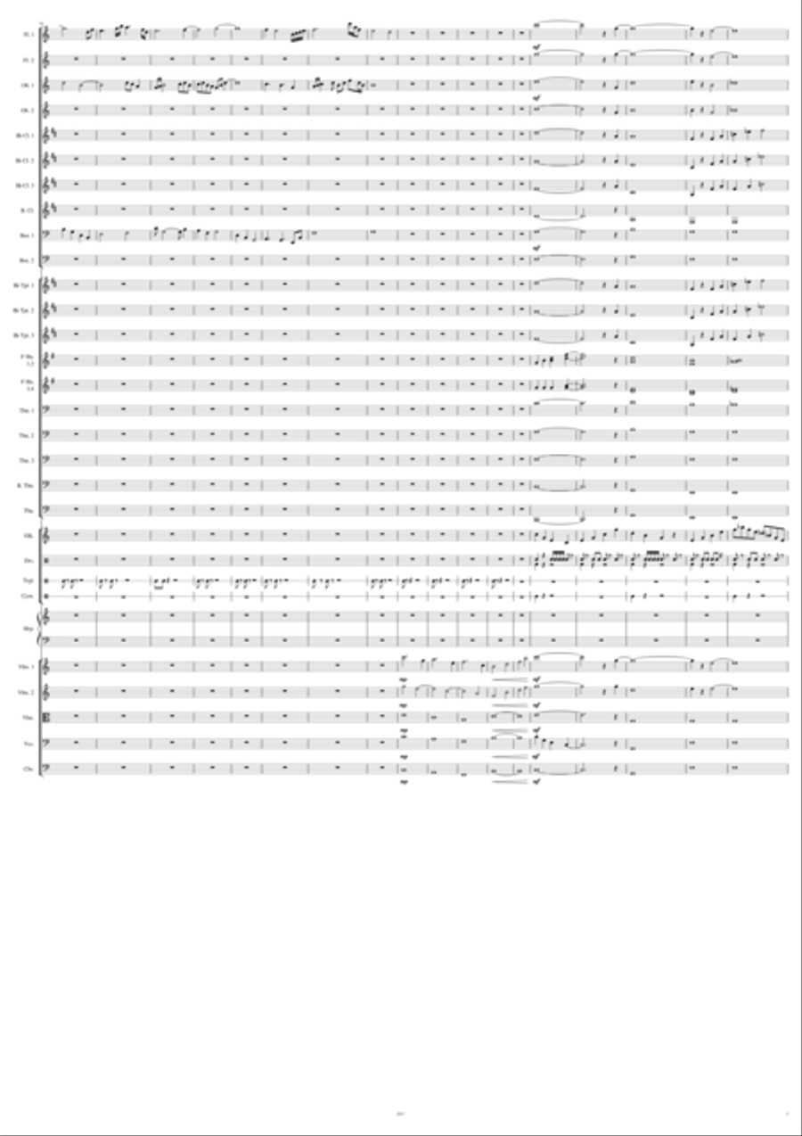 Portal to Caverns of Time Full Orchestra scores gallery preview page 5