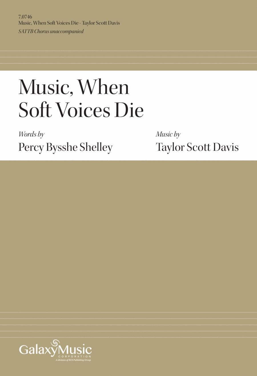 Music, When Soft Voices Die (Downloadable)
