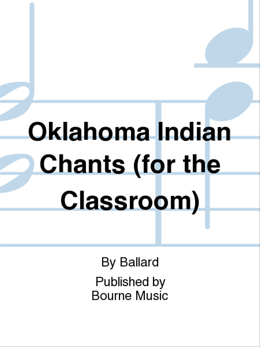 Oklahoma Indian Chants (for the Classroom) Voice scores gallery preview page 1