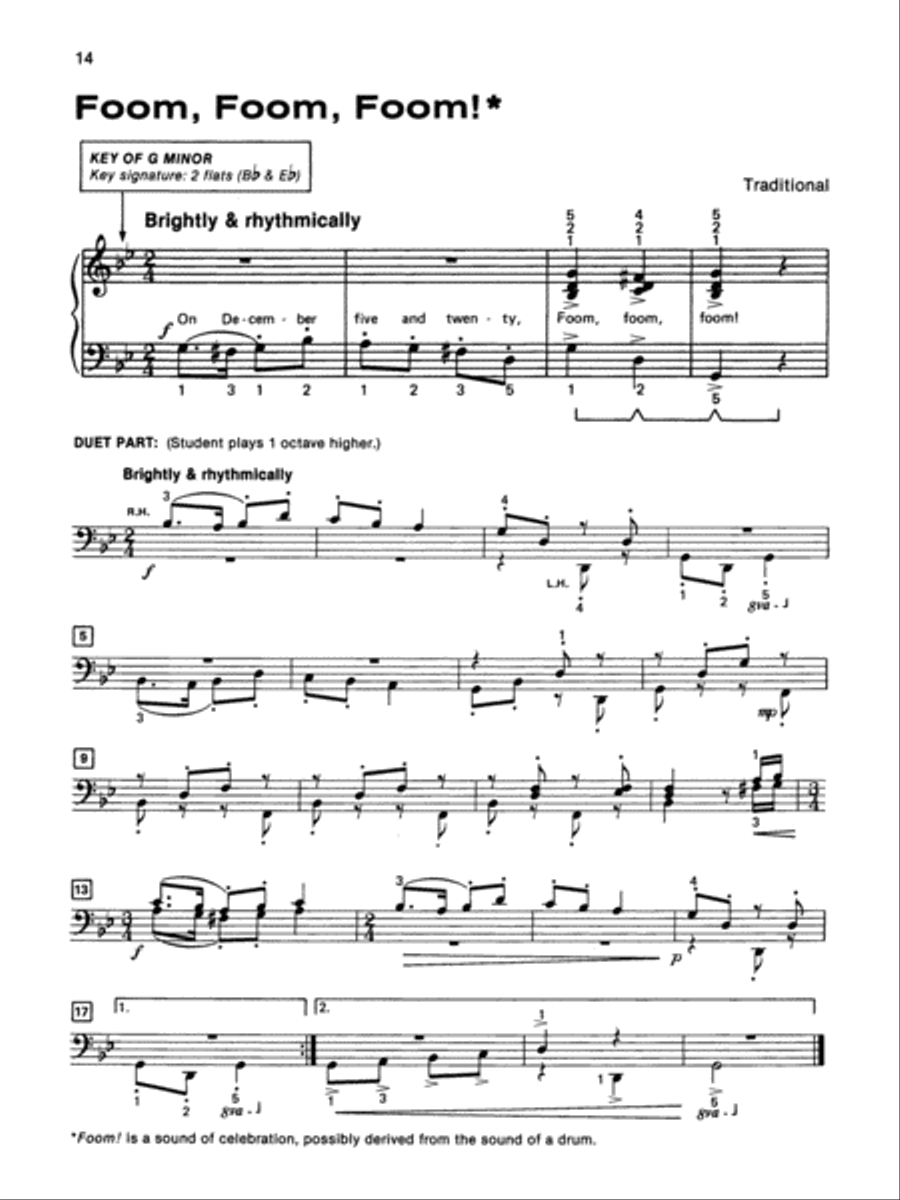 Alfred's Basic Piano Course Merry Christmas!, Level 4 Piano Method scores gallery preview page 4
