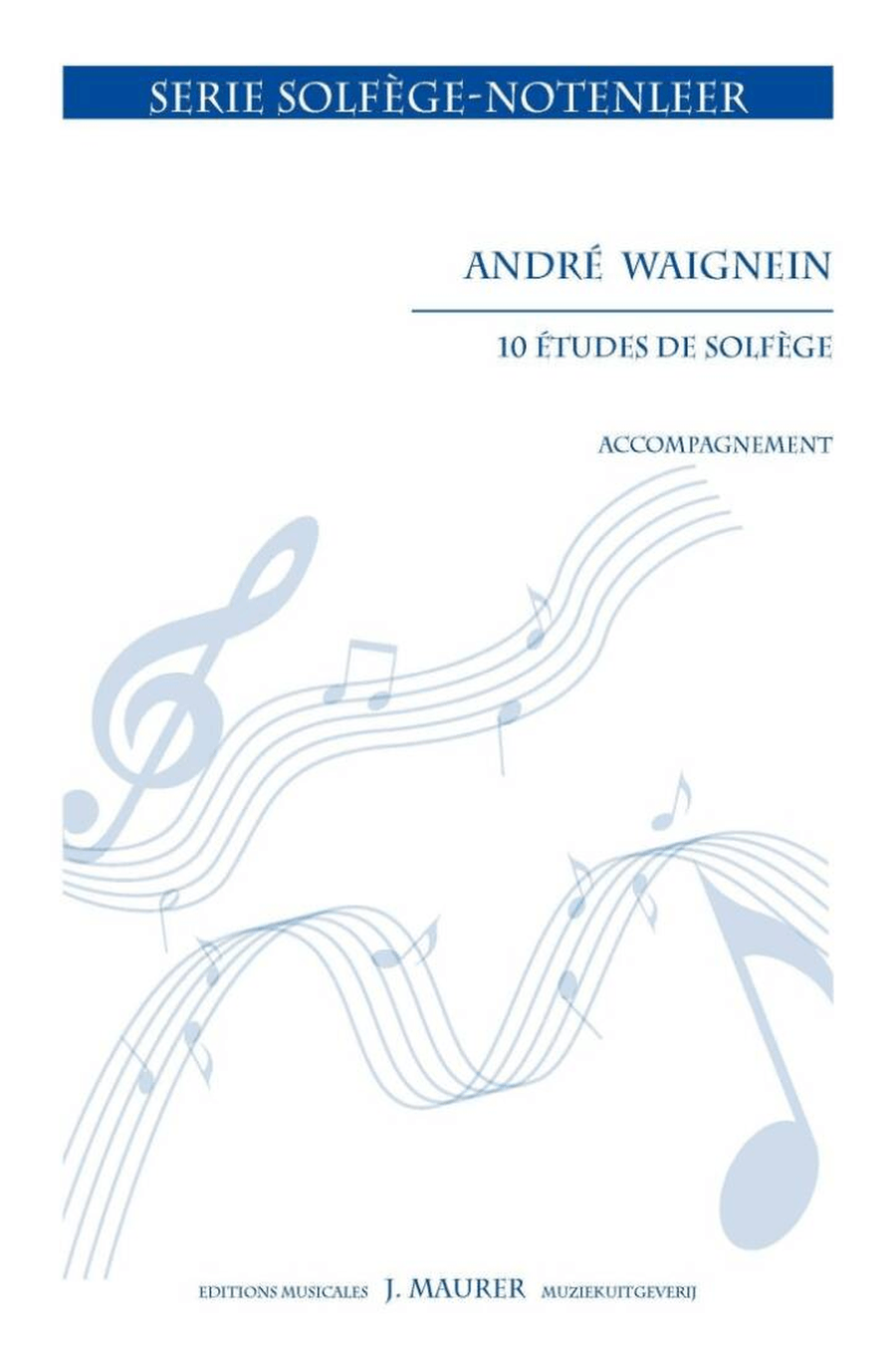 10 Etudes de solfège (2, 5 ou 7 clés) - Acc. School and Community scores gallery preview page 1