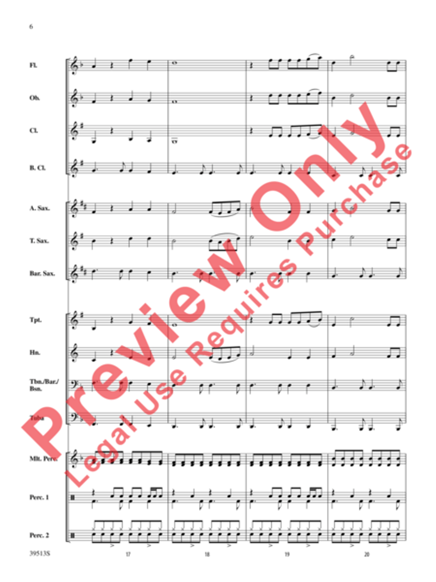 We Are Young We Are Young Concert Band scores gallery preview page 7