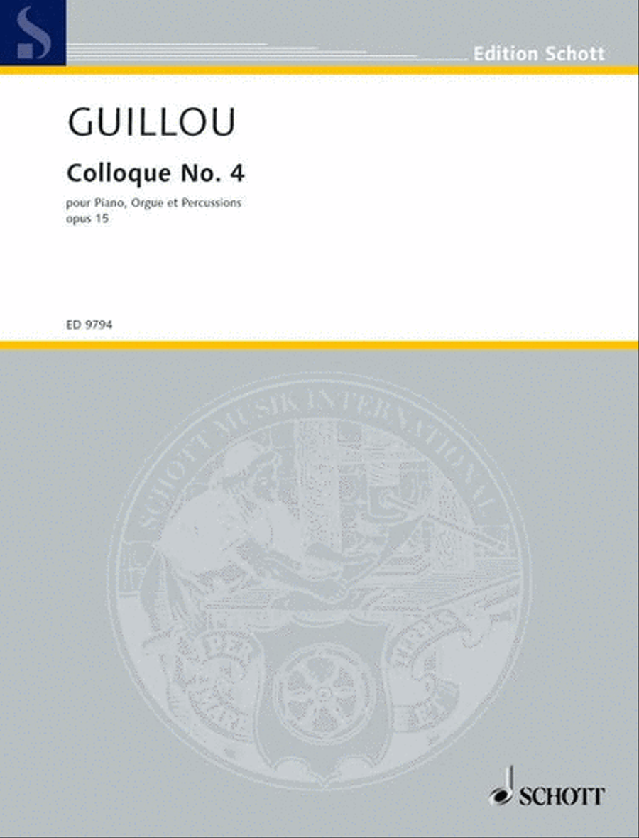 Colloque No. 4 Colloque No. 4 Organ scores gallery preview page 1