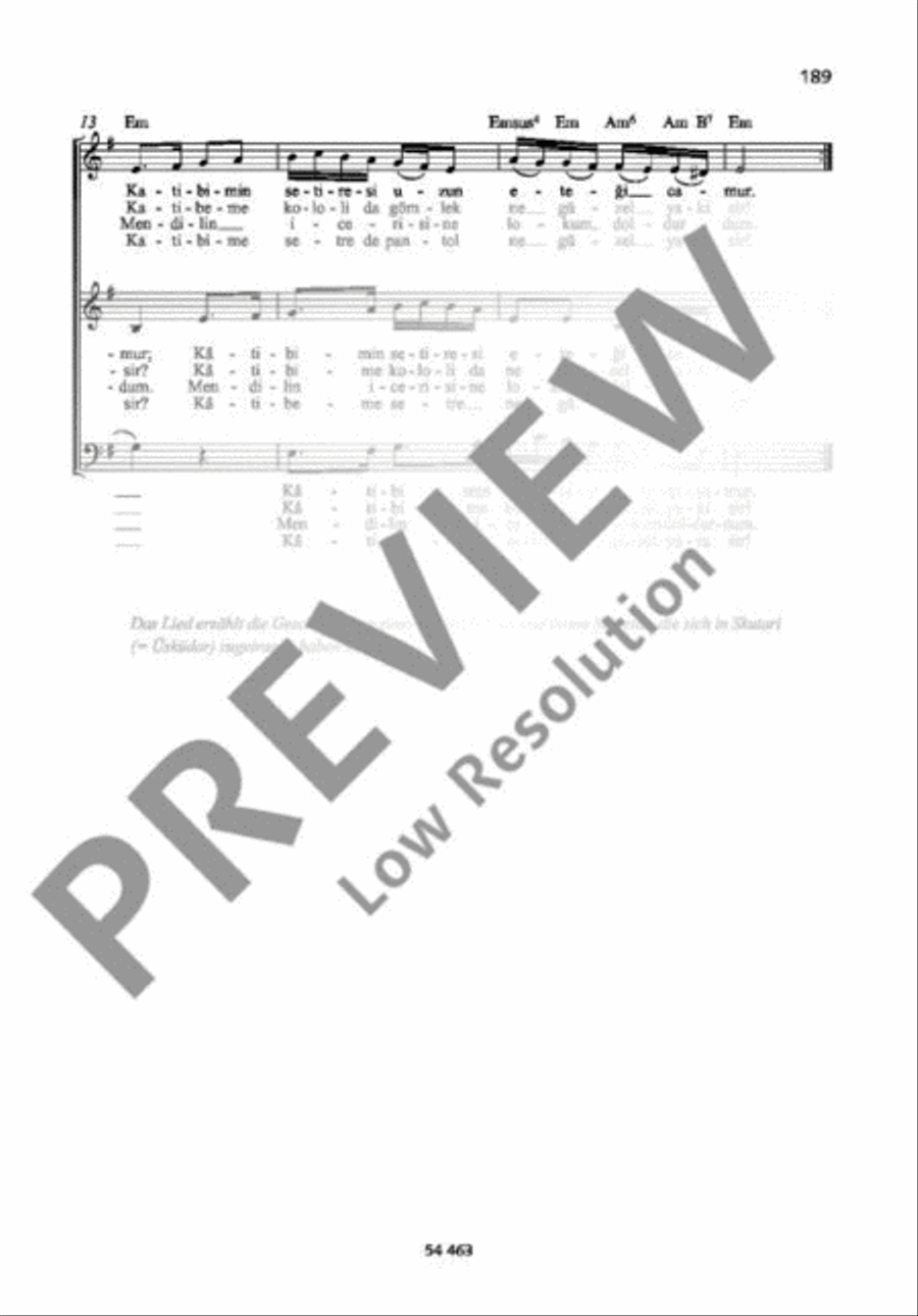 Üsküdara gideriken Üsküdara gideriken A Cappella scores gallery preview page 3