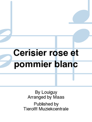 Cerisier Rose Et Pommier Blanc/Als De Noordwester Tiert