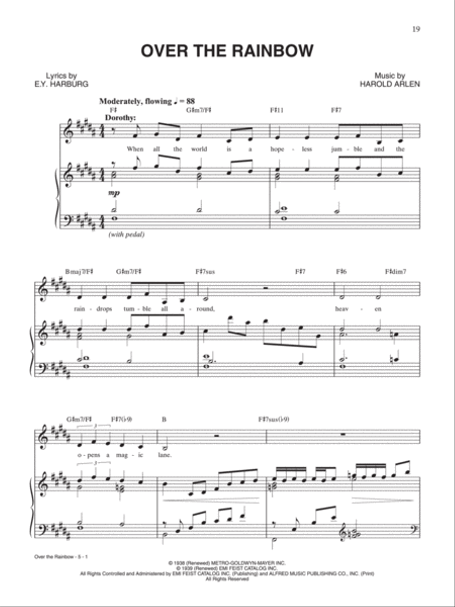 Over the Rainbow (from Andrew Lloyd Webber's 
