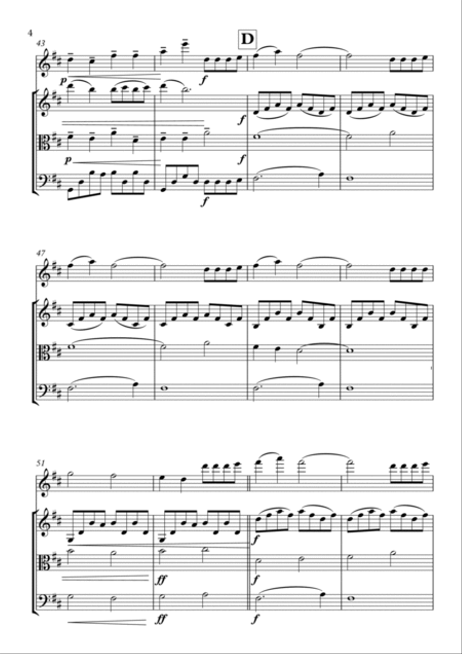 Secrets String Quartet scores gallery preview page 4