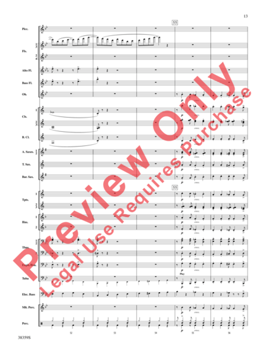 Those Fabulous Flutes Concert Band scores gallery preview page 14