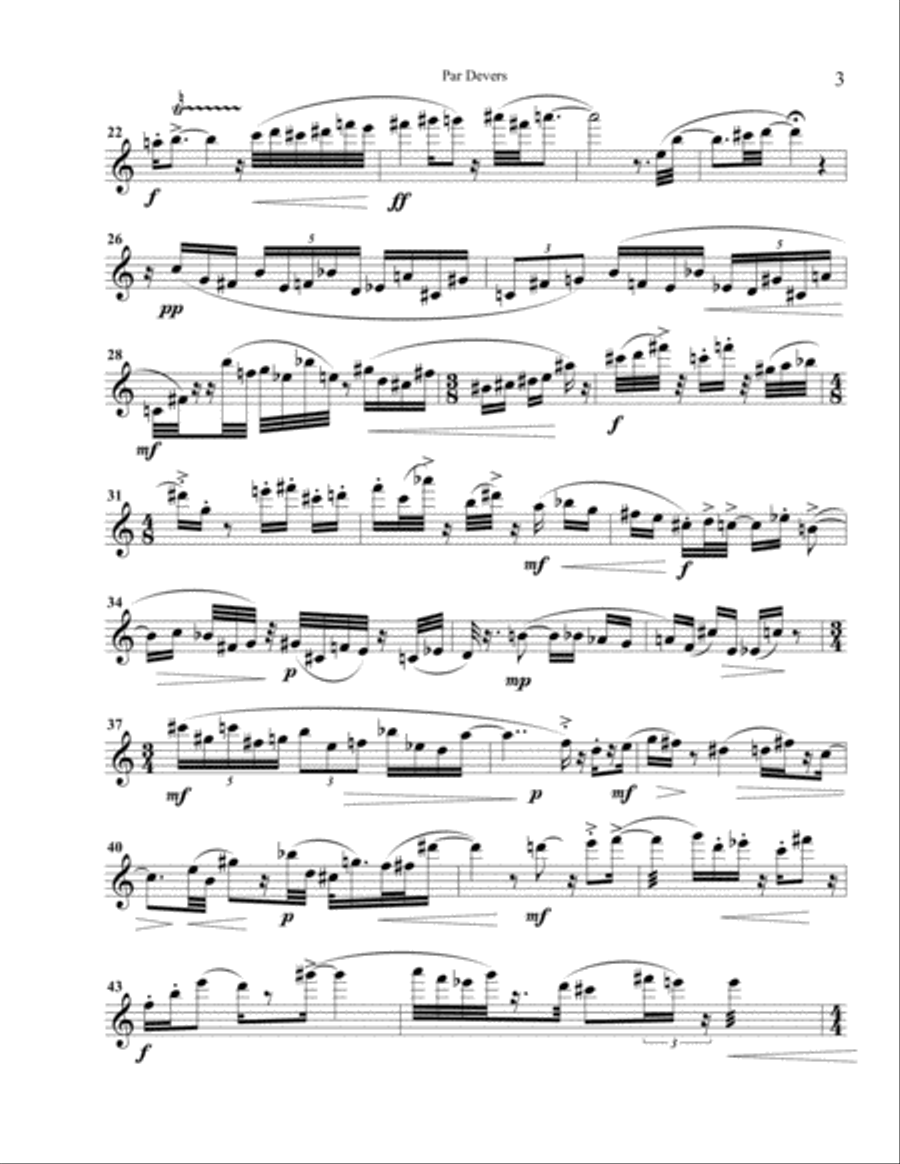 [Read] Par Devers La Mer Flute Solo scores gallery preview page 5