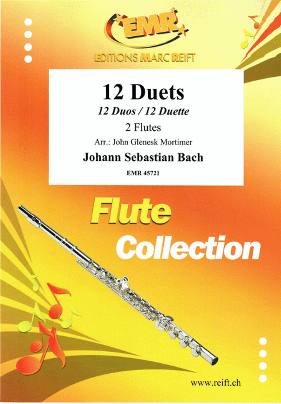 12 Duets 12 Duets Flute Duet scores gallery preview page 1