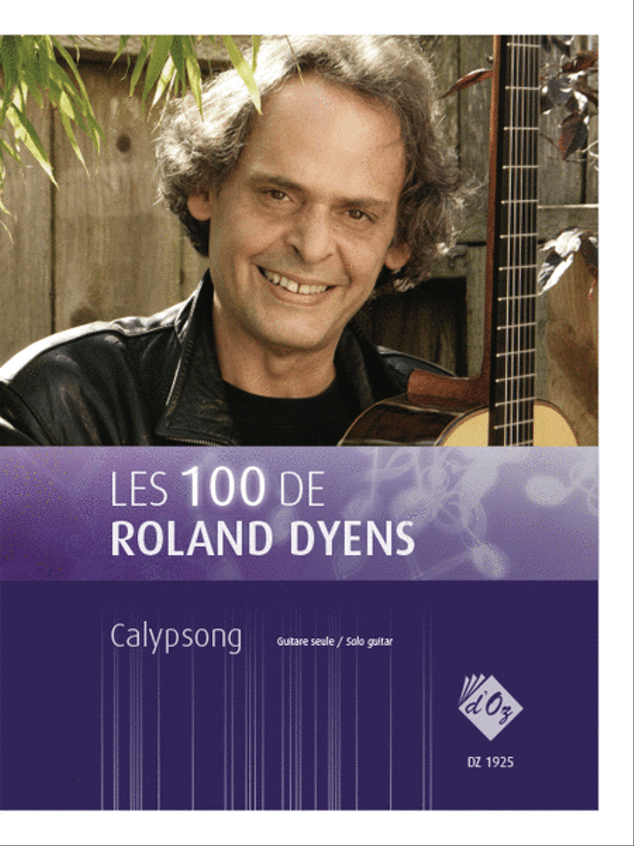 Les 100 de Roland Dyens - Calypsong Classical Guitar scores gallery preview page 1