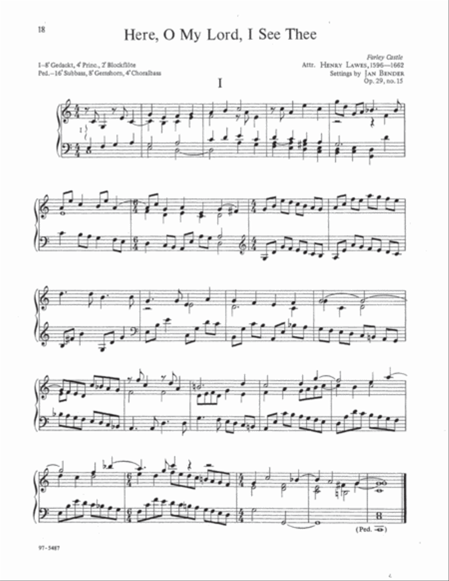 Hymn Preludes for Holy Communion, Vol. II Organ scores gallery preview page 6