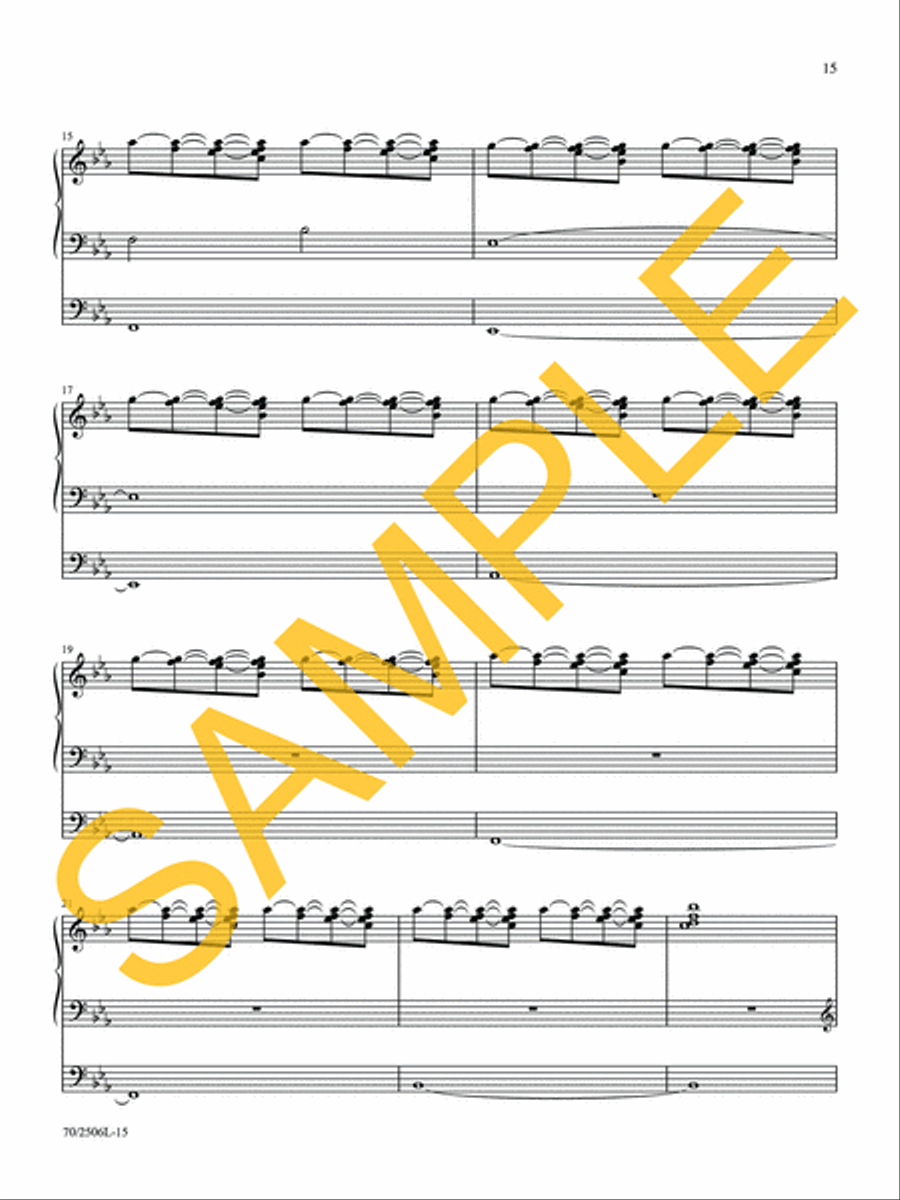My Faith Looks Up to Thee Organ Solo scores gallery preview page 12