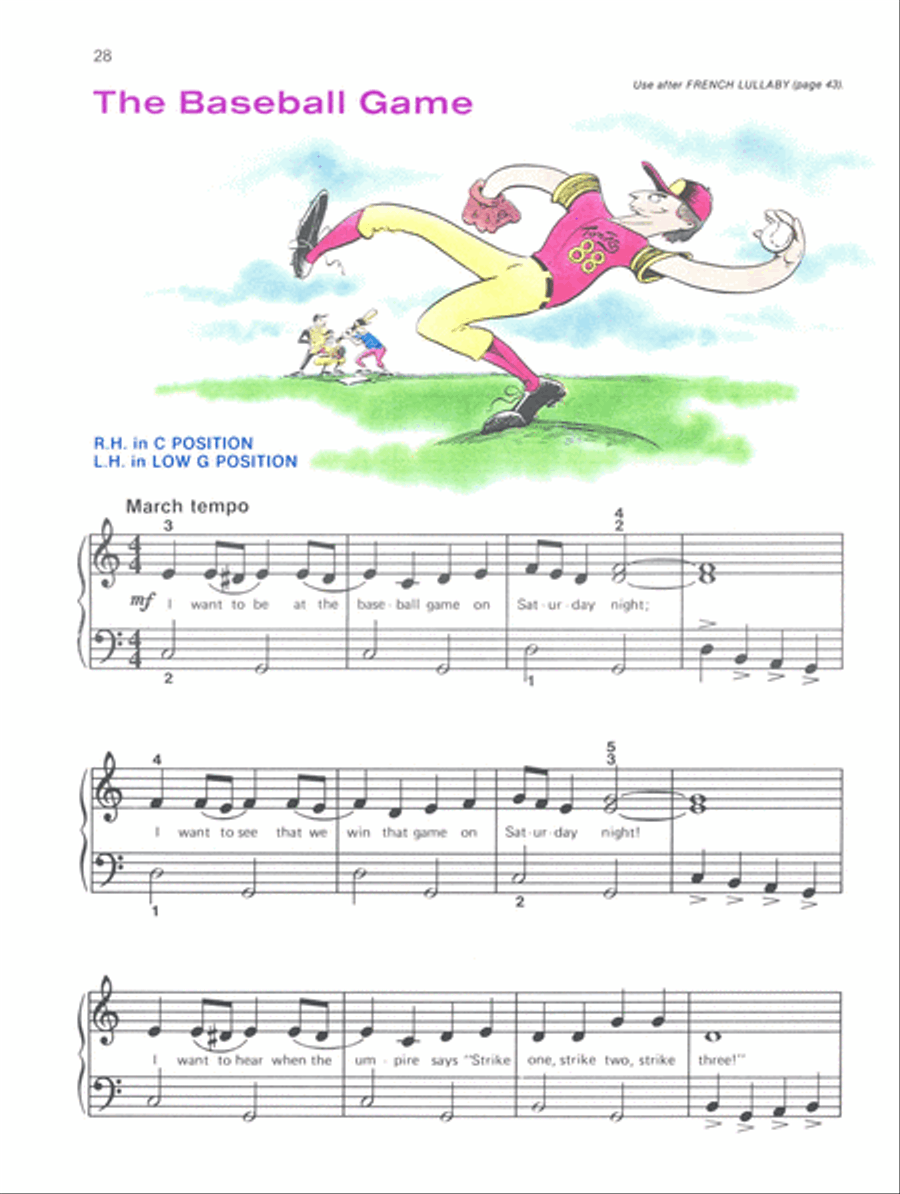 Alfred's Basic Piano Course Fun Book, Level 1B Piano Method scores gallery preview page 4