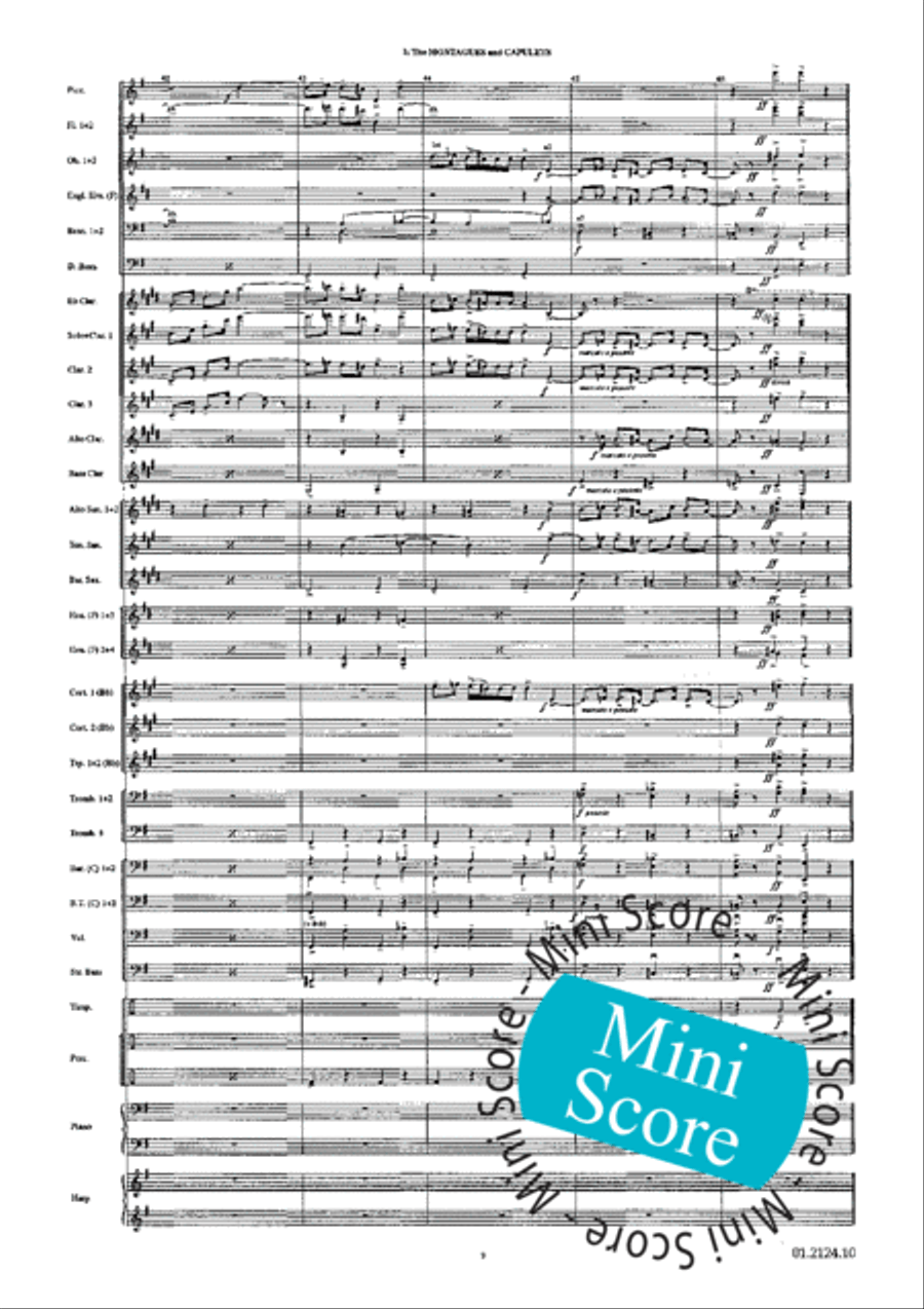 Romeo and Juliet Romeo and Juliet Concert Band scores gallery preview page 13