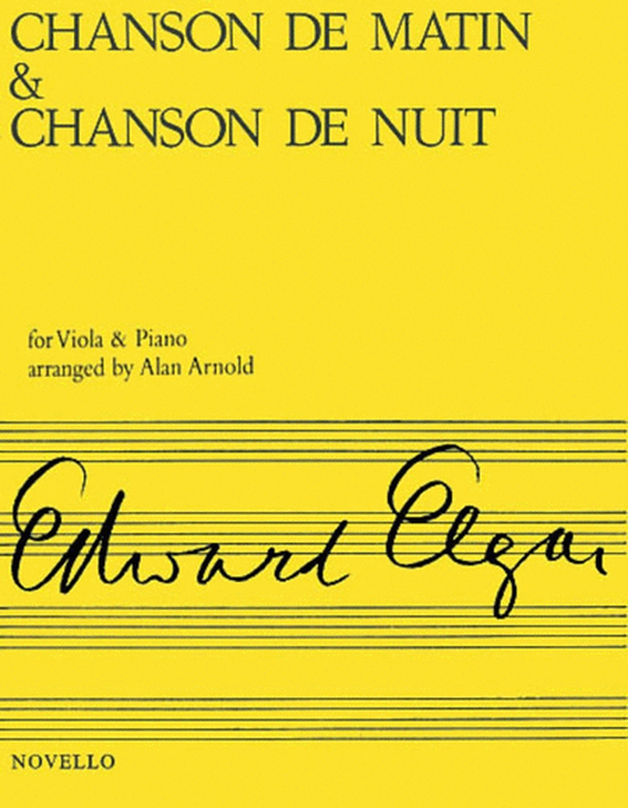 Elgar - Chanson De Matin/ Chanson De Nuit Viola/Piano