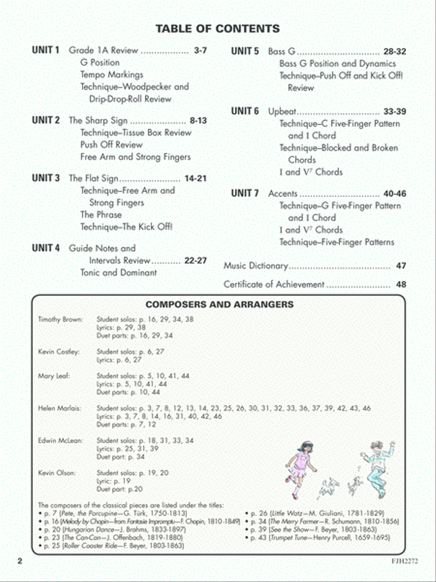 Succeeding at the Piano, Lesson & Technique Book - Grade 1B (2nd Edition) Piano Method scores gallery preview page 3