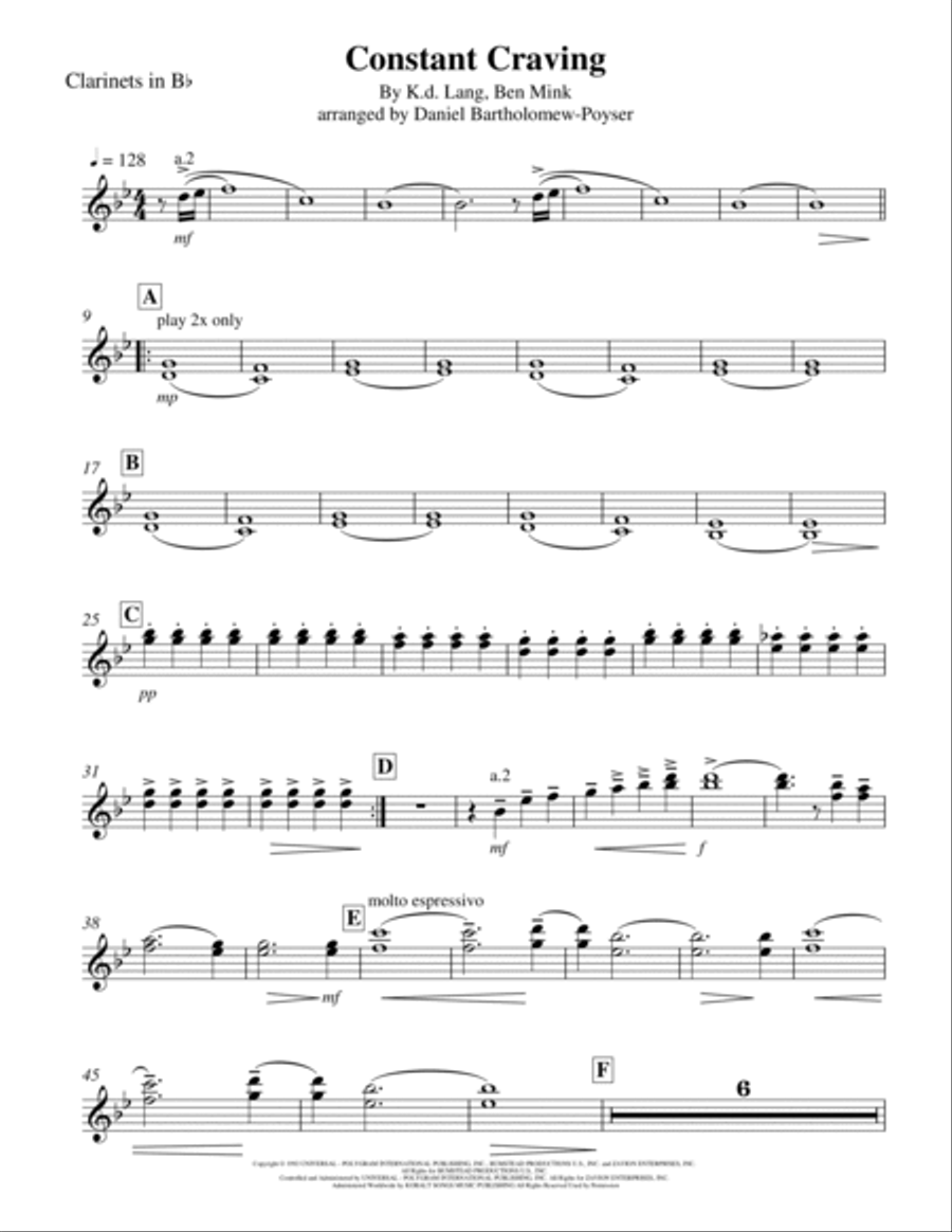 Constant Craving Constant Craving Full Orchestra scores gallery preview page 4