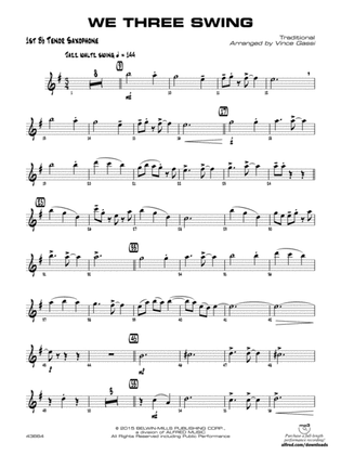 We Three Swing: B-flat Tenor Saxophone