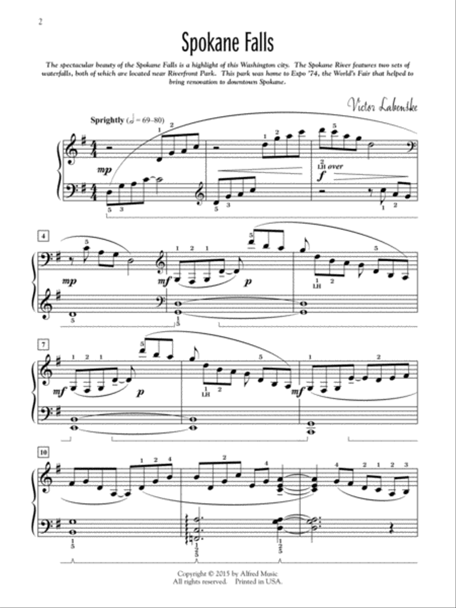 Wonderful Washington Piano Solo scores gallery preview page 2