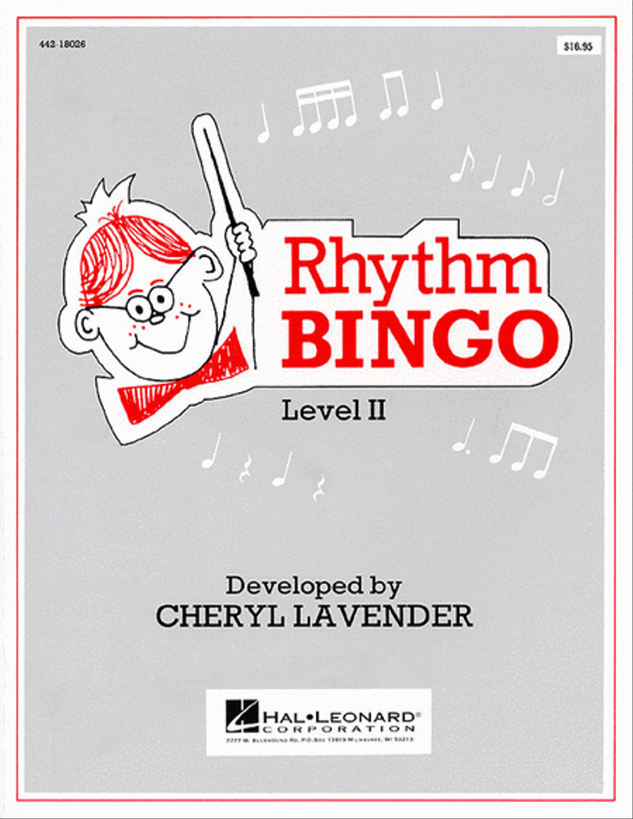 Rhythm Bingo – Level 2 Rhythm Bingo – Level 2 Choir scores gallery preview page 1