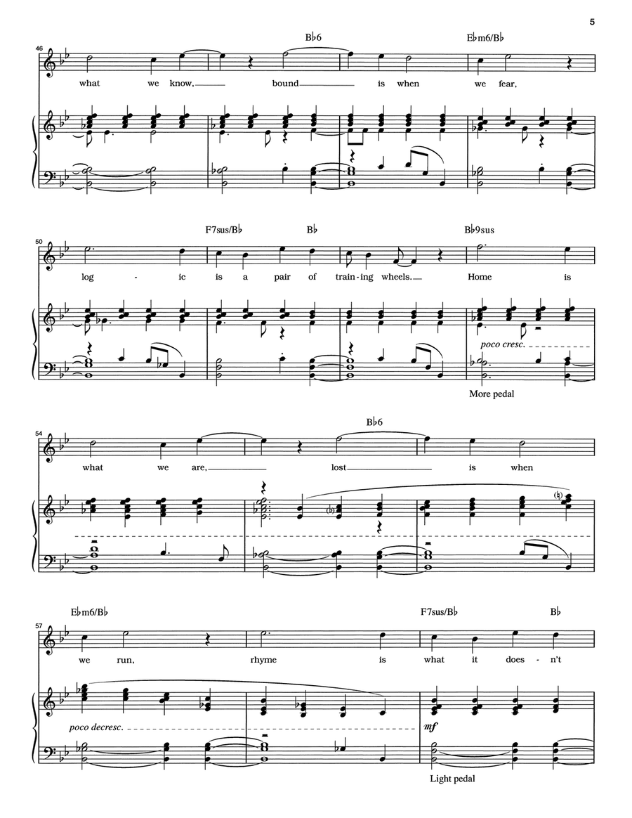 It's Only Life Piano, Vocal scores gallery preview page 5