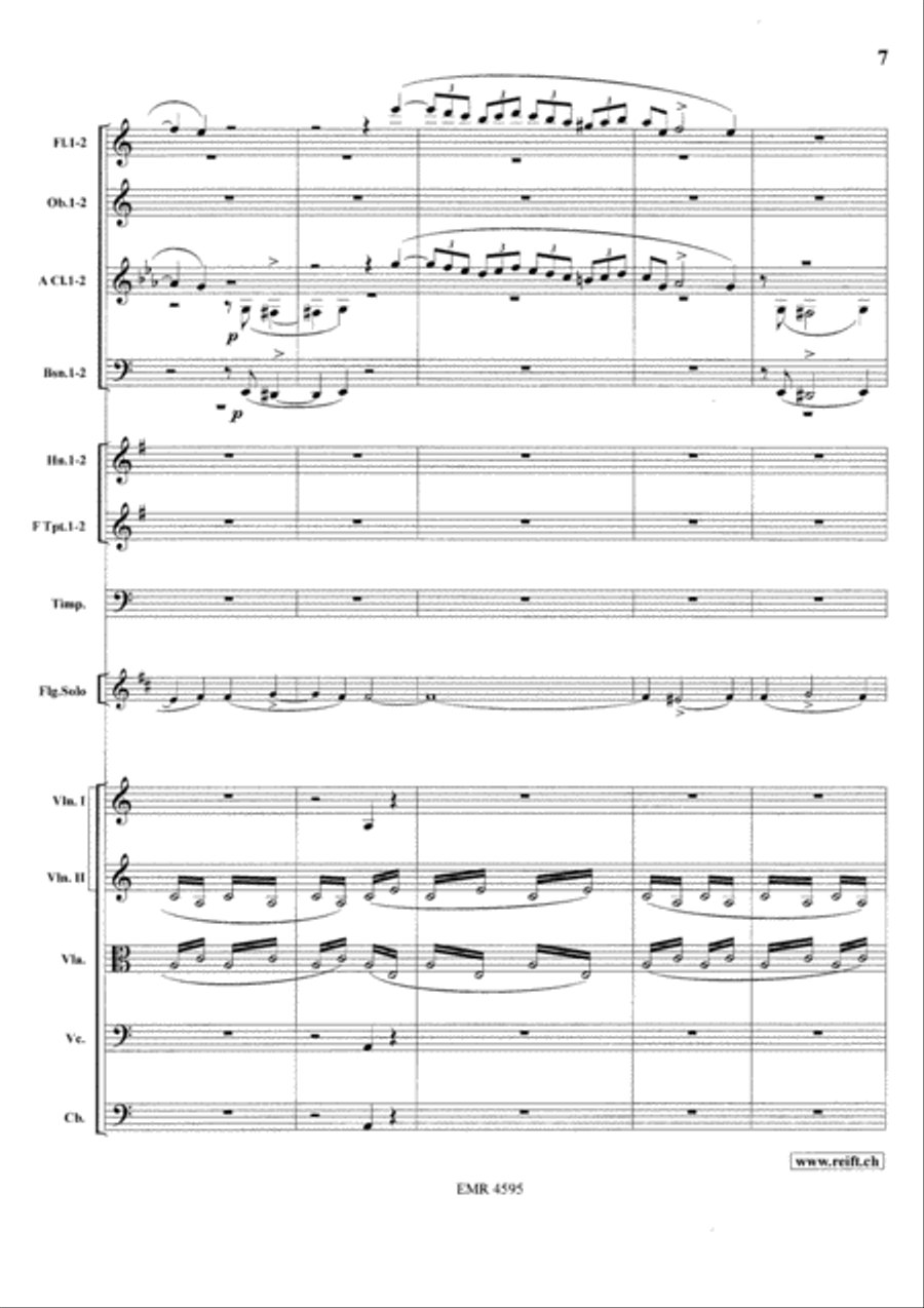 Concerto in A minor Orchestra scores gallery preview page 9