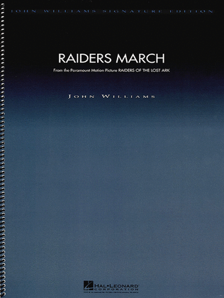 Book cover for Raiders March - Deluxe Score