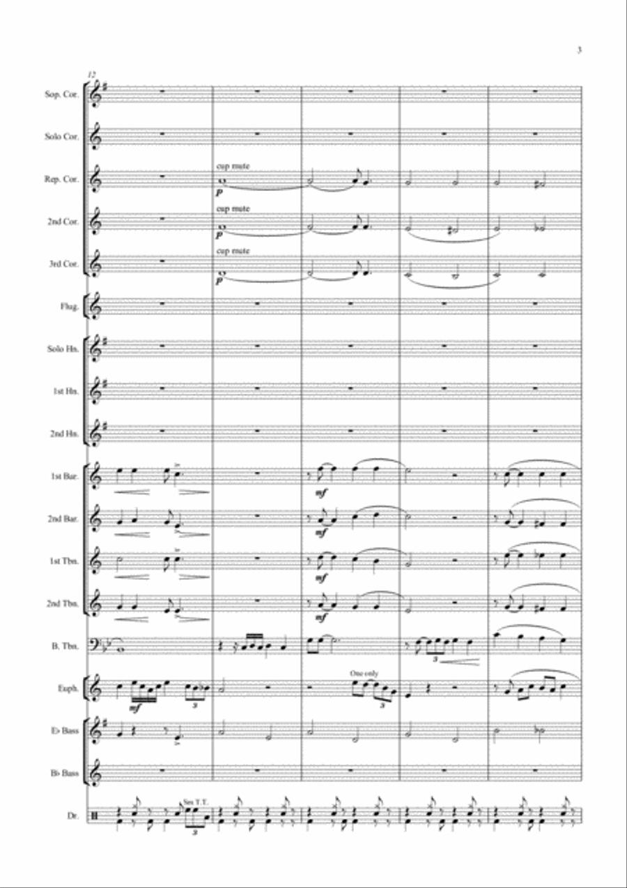 Body And Soul from THREE'S A CROWD Brass Ensemble scores gallery preview page 3