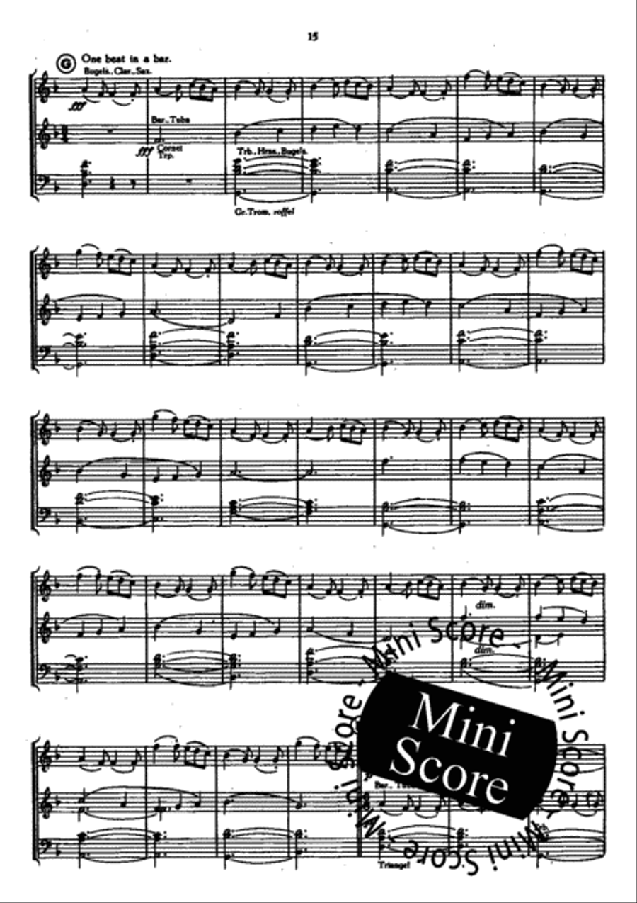 Second Suite Concert Band scores gallery preview page 19