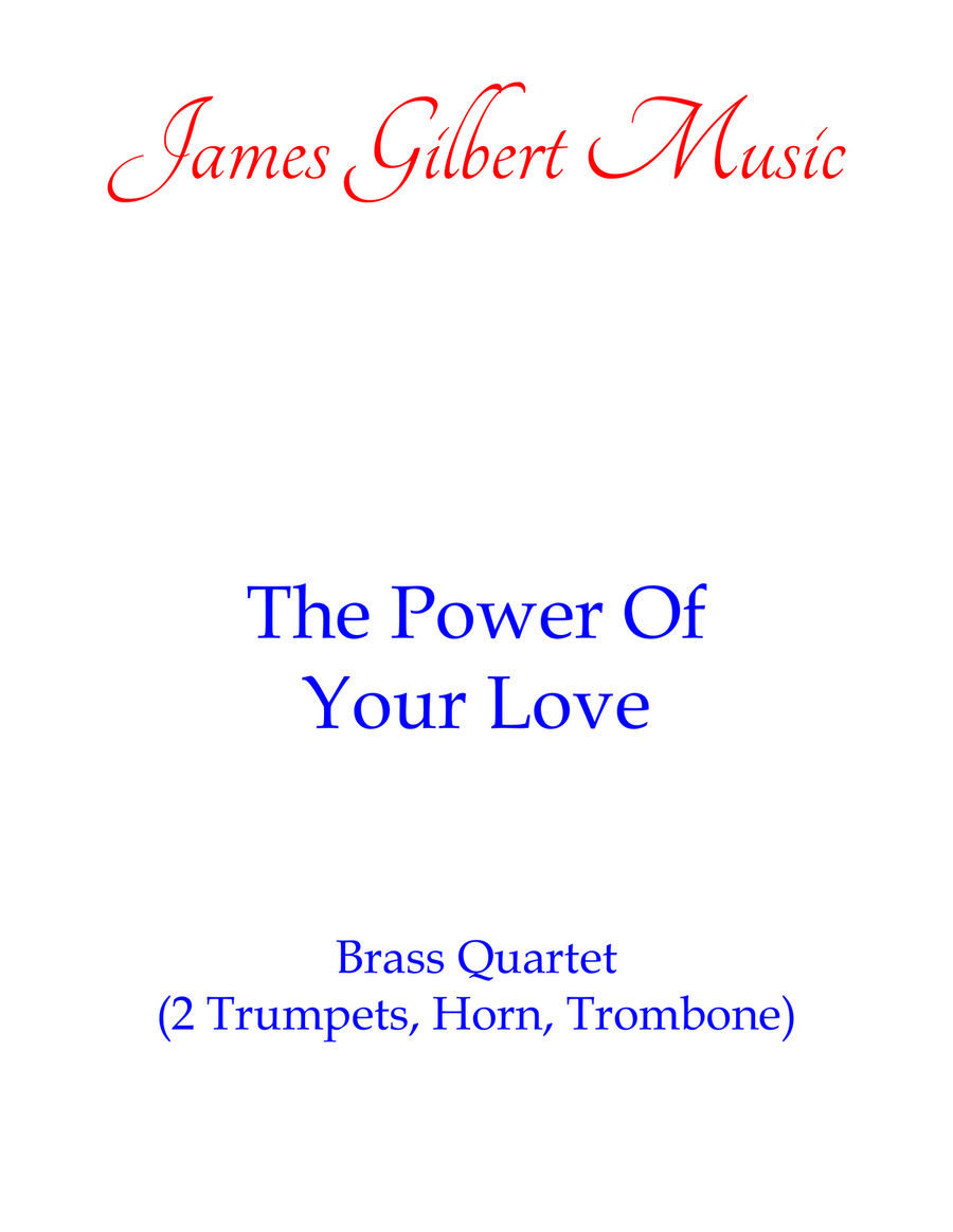 The Power Of Your Love Brass Ensemble scores gallery preview page 1