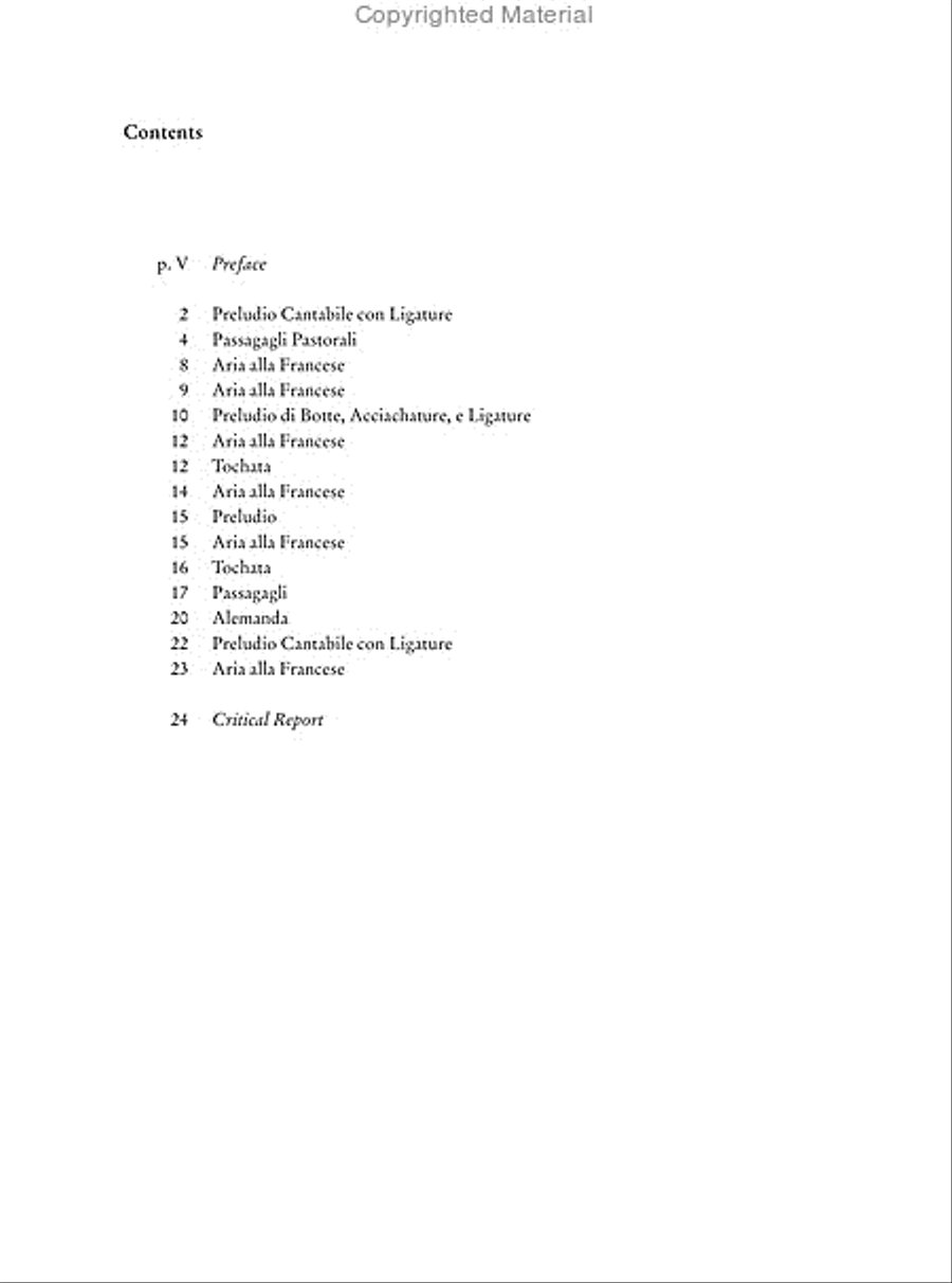 The Medici Harpsichord Book. 15 Anonymous Keyboard Pieces (late 17th century) Harpsichord scores gallery preview page 4