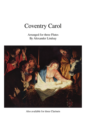 Coventry Carol (for three Flutes)