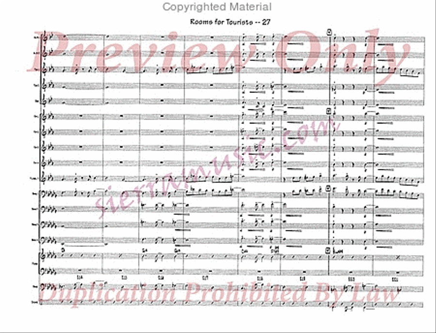 Rooms For Tourists Rooms For Tourists Jazz Ensemble scores gallery preview page 28