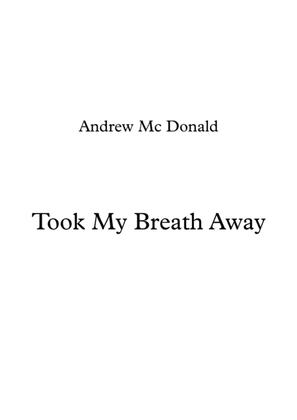 Book cover for Took My Breath Away