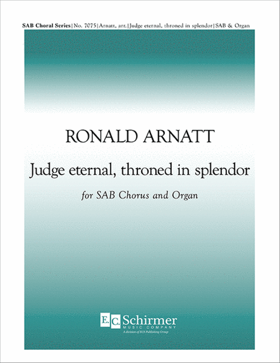 Judge Eternal, Throned in Splendor 3-Part scores gallery preview page 1