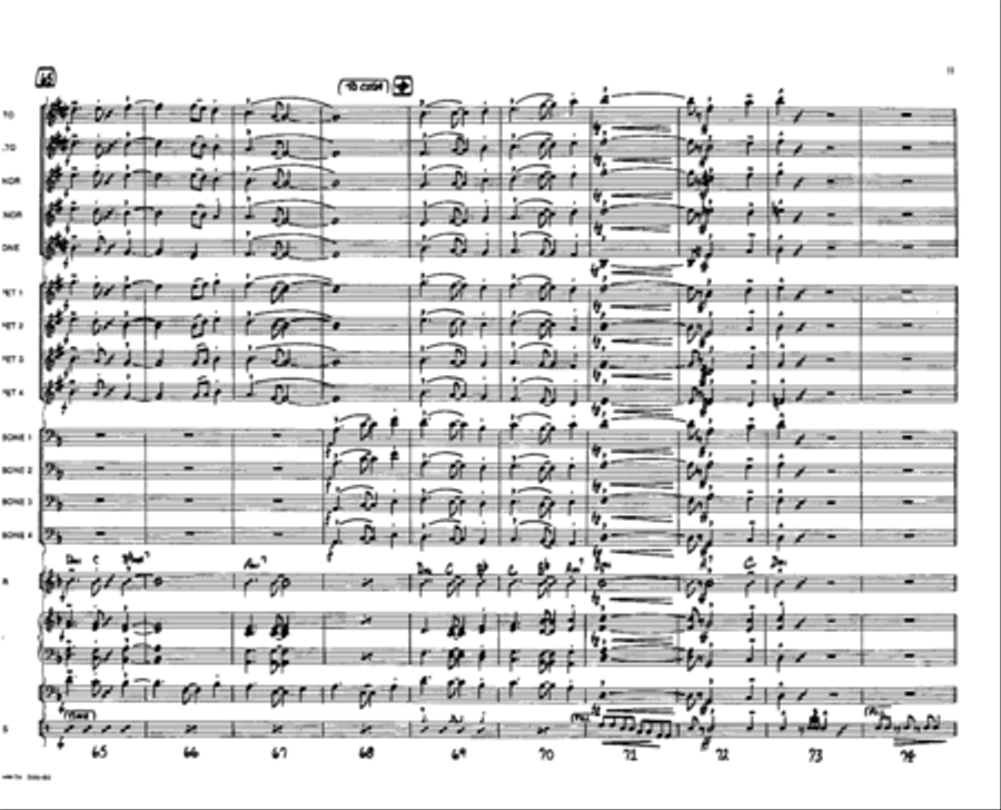 El Bandito Jazz Ensemble scores gallery preview page 11