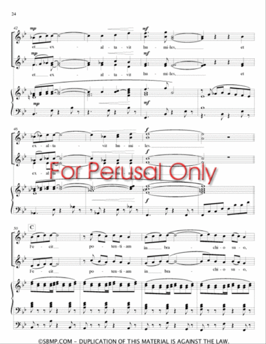 Magnificat - SSAA Choral Book SSAA scores gallery preview page 27