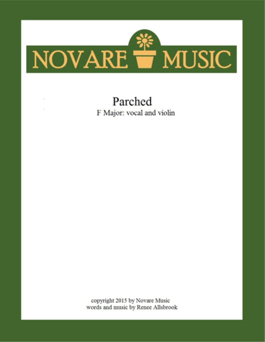 Parched Small Ensemble scores gallery preview page 1